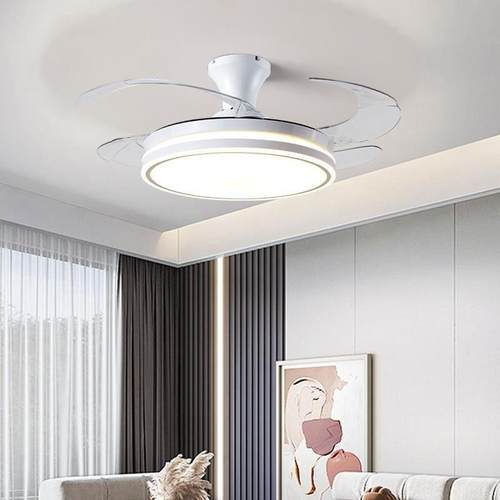 隐风扇灯现形代简吊209约吊扇灯2一025新款吸顶风扇灯餐厅客厅卧