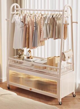 ?挂衣架用落地室内卧家简易衣架轻奢UYS可移动帽客厅阳台晒晾衣服