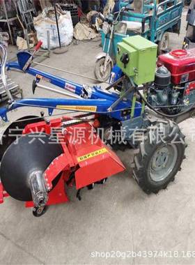 各种型号园圃拖拉机配犁圆盘单面翻耕地犁UDN转耕地犁草莓开沟