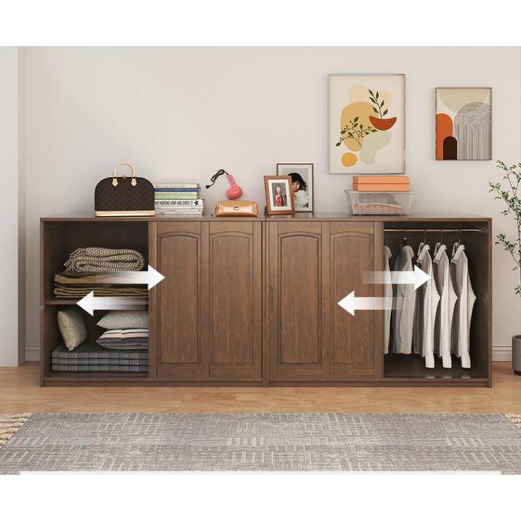 120*60*11柜2大实木推拉门衣柜棉被柜收纳柜阳储台物大容量衣柜促