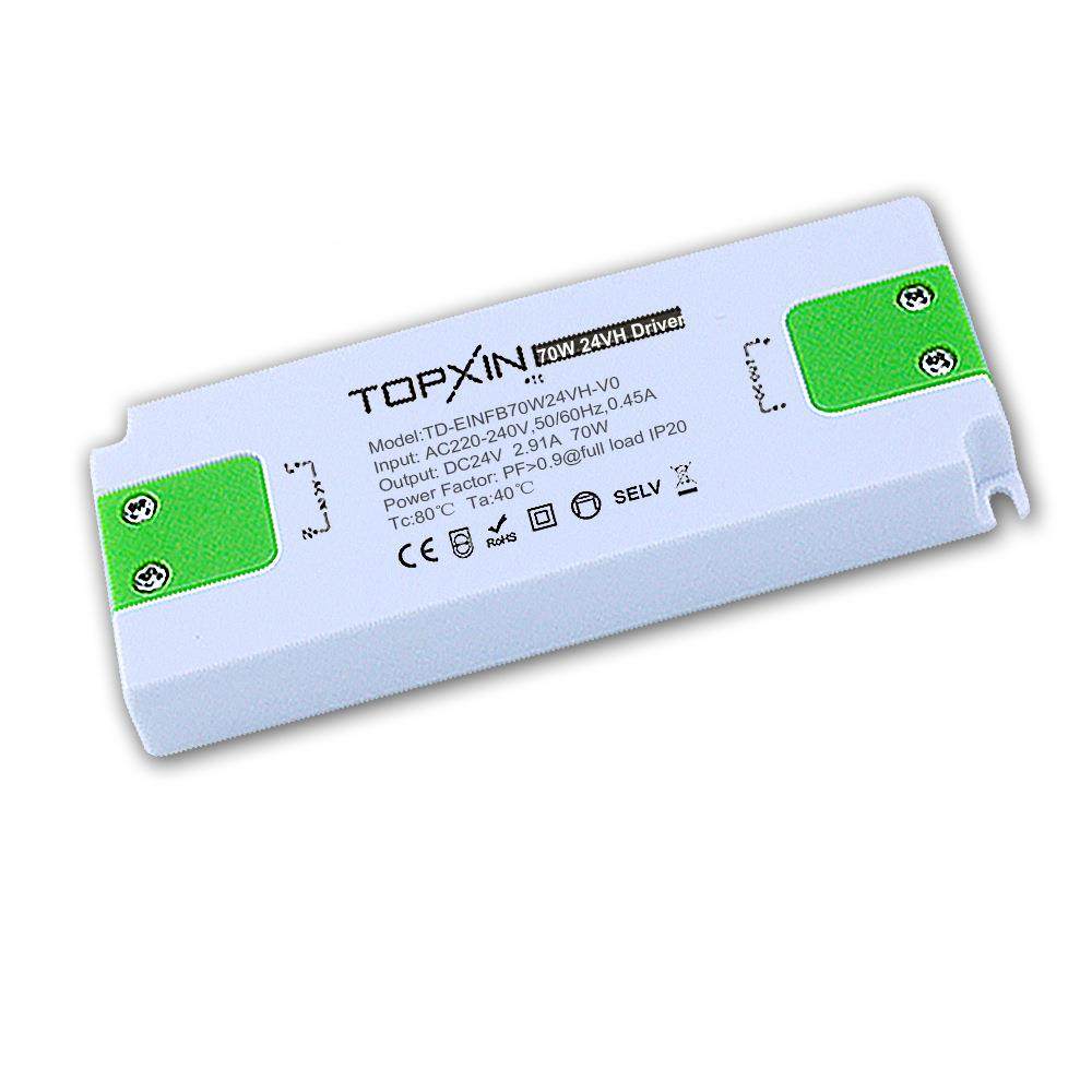 镜70W24PF0.9超灯薄恒压电源面板筒V灯灯橱柜灯EULLED驱动电源