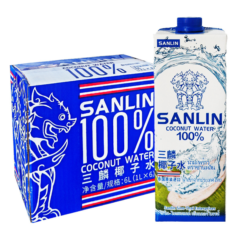 泰国进口100%纯椰子水非浓缩还原