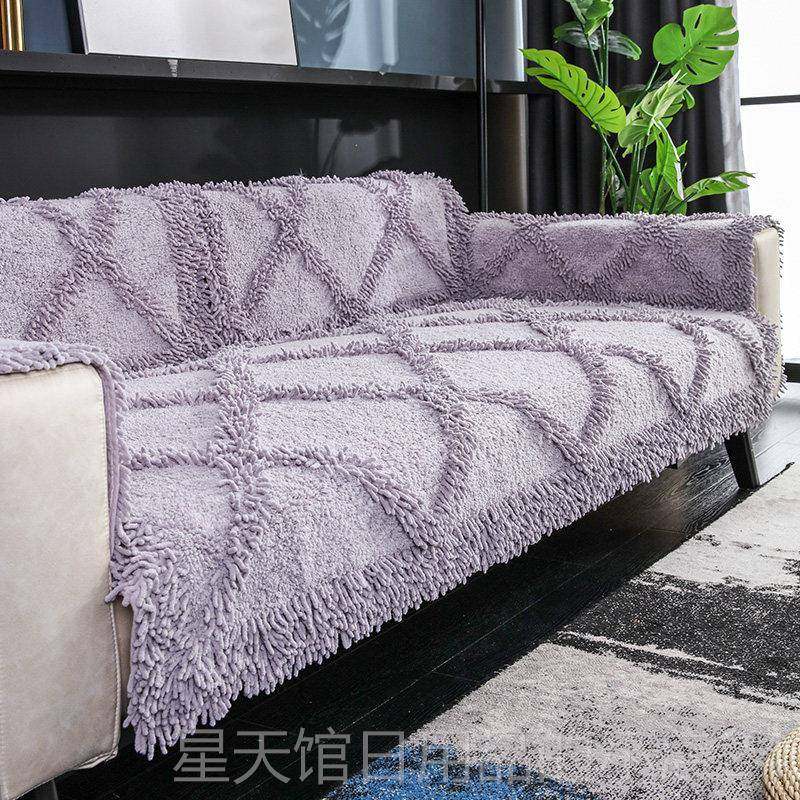 正品轻奢高级感盖雪尼尔沙发垫子2025新款沙四季通用皮发套罩防滑