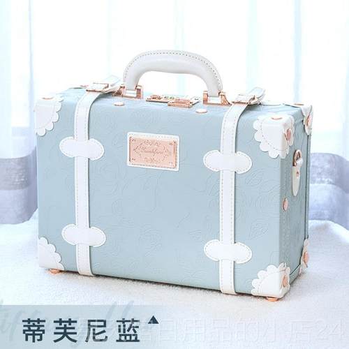正品古手提箱可密爱覆生手提包16寸码箱轻便收纳小行李箱登女机皮