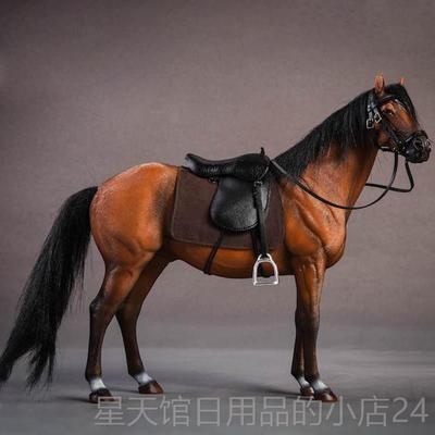 正品Jxk 动121暖血马饰品人/造马树脂模型小办公桌物人偶装饰