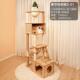 正品 猫爬猫窝猫猫树一体猫抓板架子跳台空舱架小型柱猫咪剑麻用太