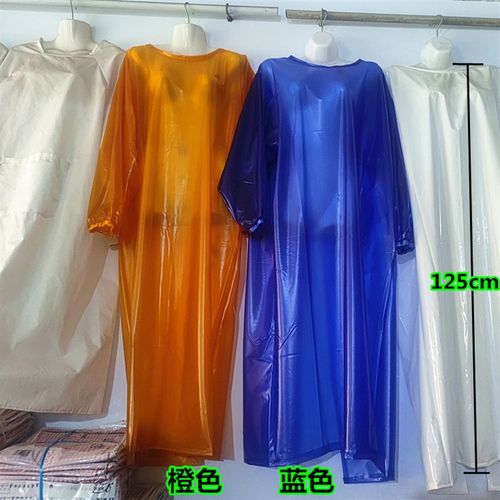 加大长袖防污防油围裙 水产车间石材搬运反穿衣 耐磨大罩衣工作服
