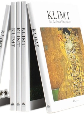 Klimt小本克林里姆特英文原版油画酒店艺术书装饰品画册摆件书本
