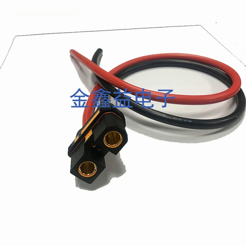 航模电子QS8-SQS10-S防打火插头线植保无人机WG-WG硅胶线