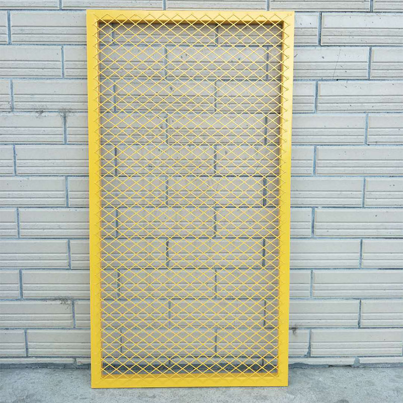 复古工业风装饰背景墙菱形铁丝密网格片铁艺屏风隔断镂空加厚吊顶
