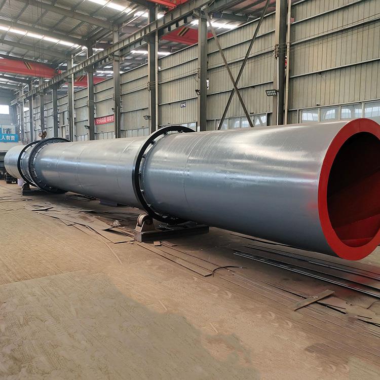 活性白土回转式烘干机大型萤石粉滚筒干燥机燃煤有机肥烘干机