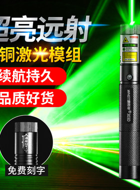 惠斯特303D 大功率激光笔售楼射笔沙盘笔绿光usb充电激光手电远射