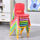 加厚塑料凳子儿童靠背椅子幼儿园宝宝吃饭小孩家用餐椅小板凳大人