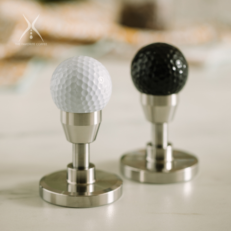 远岸意式不锈钢咖啡机填压器恒定压力粉锤调深度防压偏实心压粉器