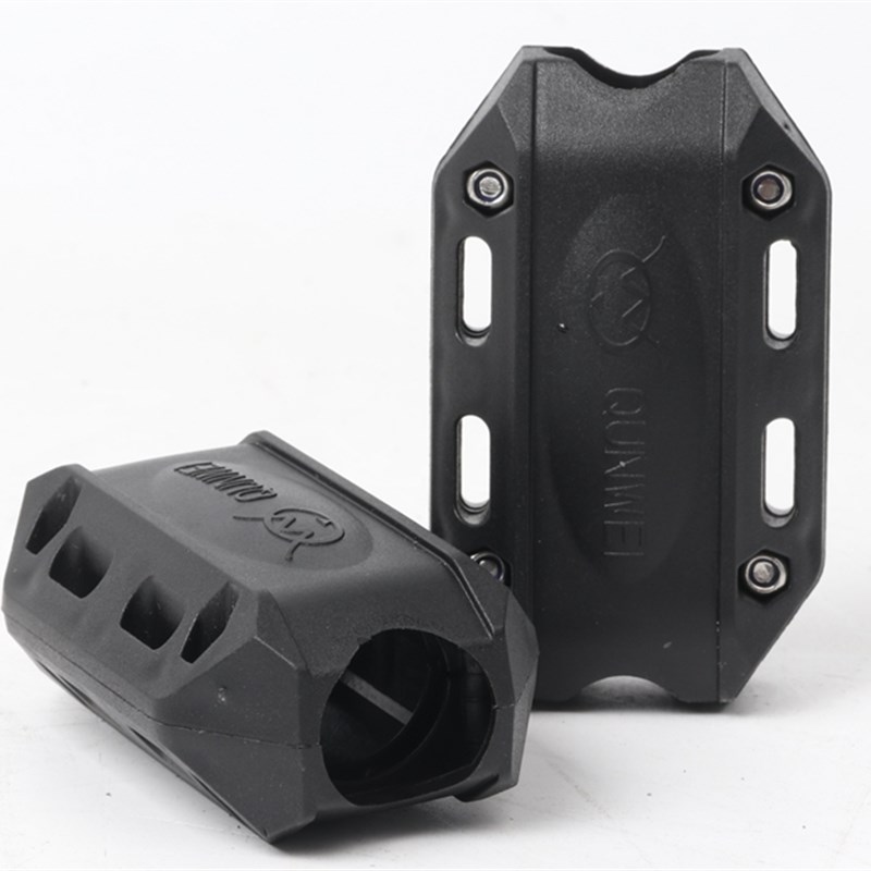 管径22/25/28/32MM摩托车通用保险杠防摔杠保护胶套胶块改装配件