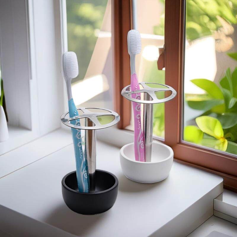304不锈钢牙刷架置物架北欧卫生间洗漱台牙刷座收纳架简约牙刷筒
