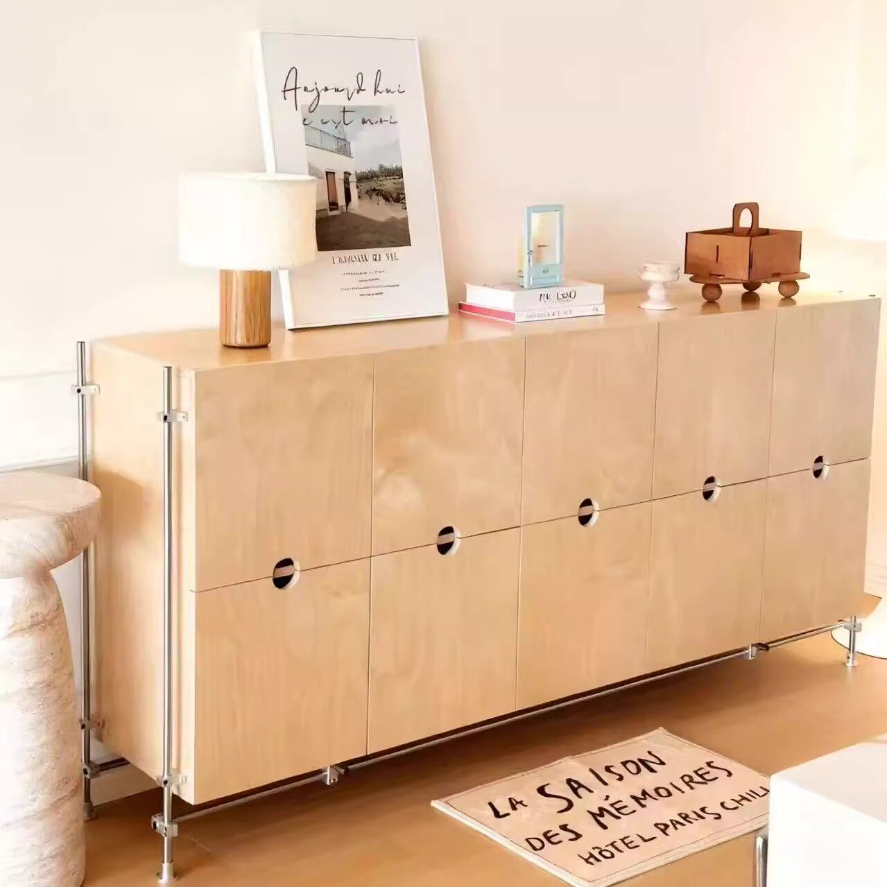 板物研究所桦木海洋板餐边柜