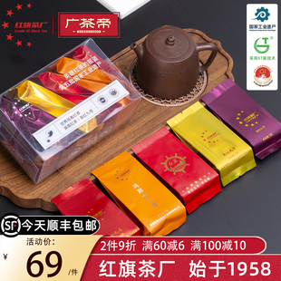 【红旗茶厂】品鉴装英红九号10泡（含特级金毛毫*1，鸿雁十二号*2