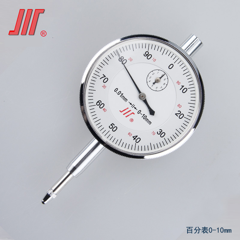 成量百分表0-10mm防震百分表0.01mm一小校表测头千分表头表盘30
