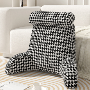 腰枕靠垫孕妇护腰雪尼尔面料小孩子抱枕可拆洗水洗不变形护腰靠垫