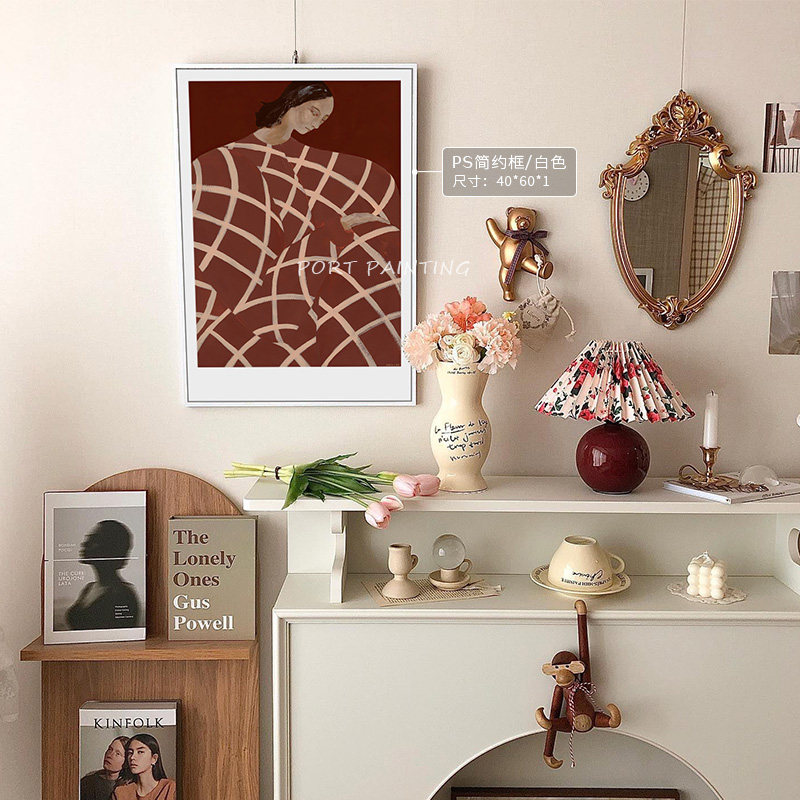 港画 丹麦设计Sofia Lind抽象艺术装饰画入户玄关挂画餐厅壁画