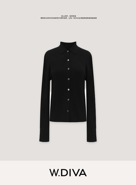 W.Diva【贵族】秋季时尚德国杨子纱羊毛120ss衬衫型开衫3Z0411870