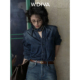 衬衫 魏老板服饰wdiva 丹宁极简风牛仔长袖 外套女老钱风3S2691079