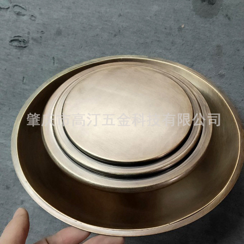 加厚不锈钢门拉手圆形玻璃门把手新中式酒店酒吧别墅入户大门把手
