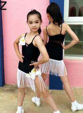 FAZ季少儿网红拉丁练功服44934女基础舞蹈服夏儿童习童训练练演出