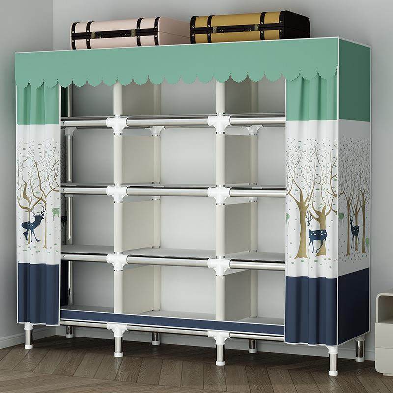 衣柜钢简易组布装经济型出租房屋布艺用QMF衣橱衣柜家卧室管结实,电子元器件市场,其它元器件,淘宝优惠券,粉丝福利购,淘宝优惠卷