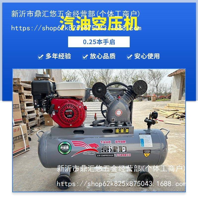 汽油空压机气泵水黄油潜打喷77289008漆车补胎充气移动气机车修载