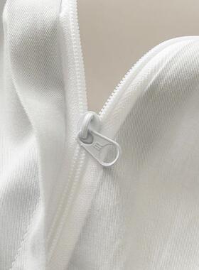 全棉简约纯色被套单件纯棉全棉学生宿单人双人500x12KZ-水洗00舍x