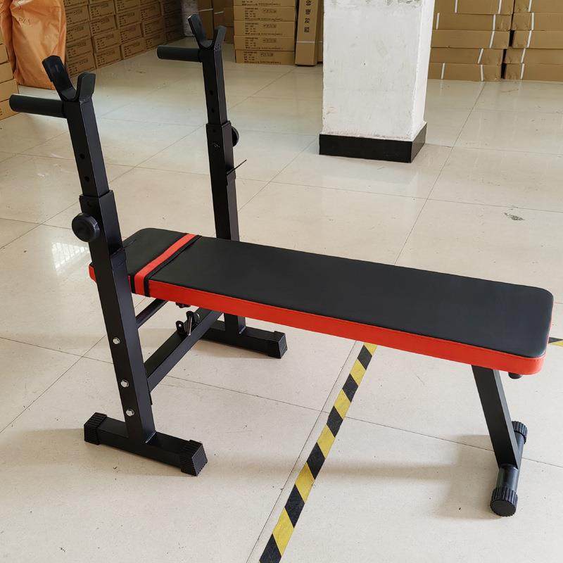 小型举重床推多功能家用杠铃子举重卧架平凳叠可388折杠铃架支架