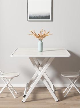 折叠桌餐新桌家户用简易吃饭桌MJG外便摆摊折携叠桌椅租房款包边