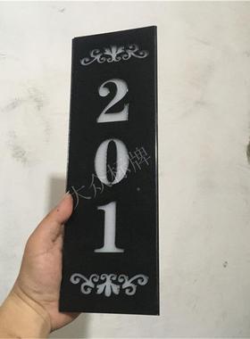 三发角EDL双面光门牌带灯指示牌K馆TV酒店宾客房包767厢包间号码