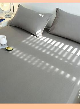 纯?夏季床单单简件纯棉100色被布单宿舍单人磨毛料F769S7S6秋冬现