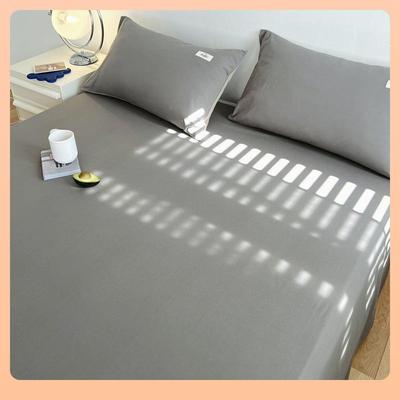 纯?夏季床单单简件纯棉100色被布单宿舍单人磨毛料F769S7S6秋冬现