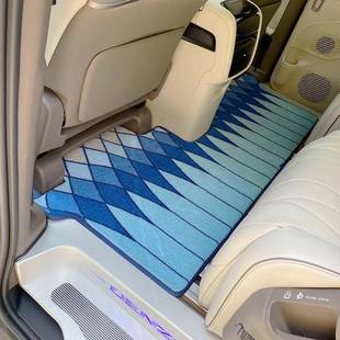 腾势用118汽D9中排地毯专用脚垫d9商务车装内饰二排羊绒地毯改车