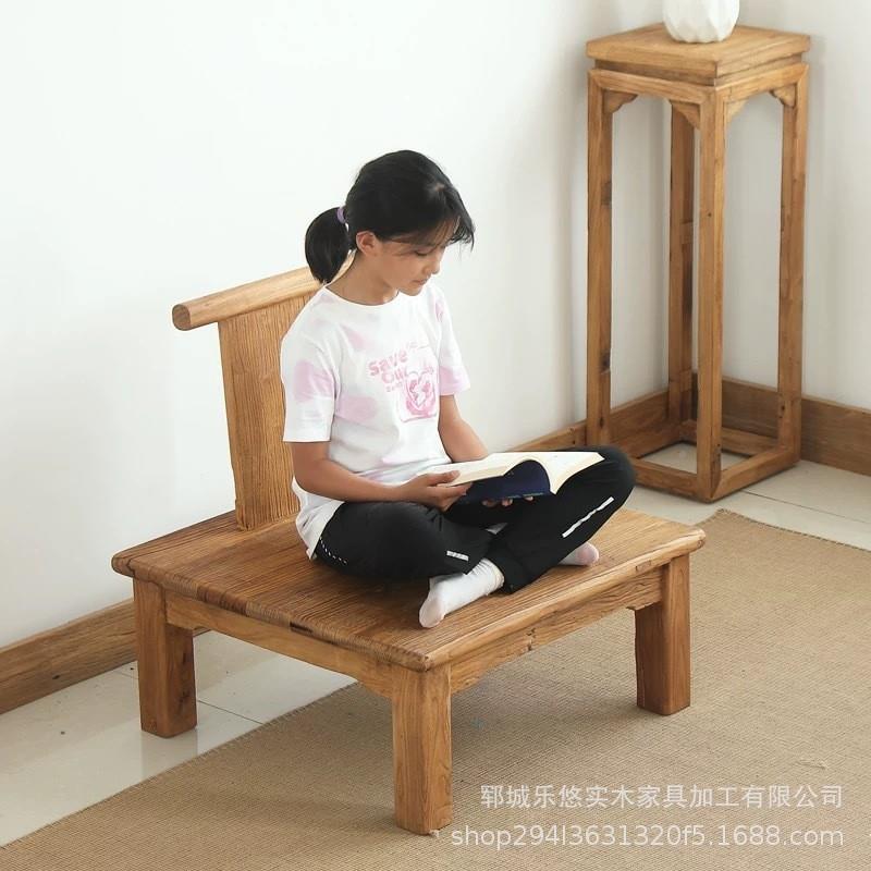 榆木老门板禅椅实木0806原沙发椅打椅茶室家具纯家用小坐户型椅家