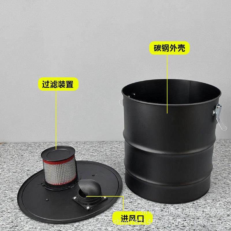 木工集尘桶风机气泵过滤桶(不含电旋风吸业灰工配吸尘器磨粉尘分