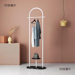 轻奢挂挂落地衣架入帽户杆式挂口进门卧XFR室包门架衣架家用简麦