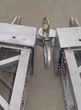 齐全LBR50-10铝金格构式人字抱杆吊装组立杆塔输合配电线2路吊工