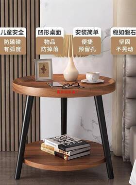 床厨房双层置架落物BHM地纳客厅卧室茶几头桌简易安装收纳收置物