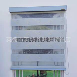 创柔纱帘客厅厨房卧室意简约整洁珠REM半式半透明拉遮光窗纱