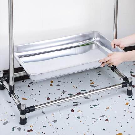 移动落地M8iCffEH拖不把架墩锈置物架台清洁工具收纳放扫把扫钢帚