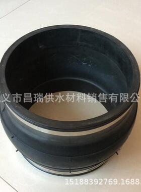 卡式橡胶接头100mm水胶KXT/JGD管道卡箍橡软接头箍锈钢橡胶不挠性