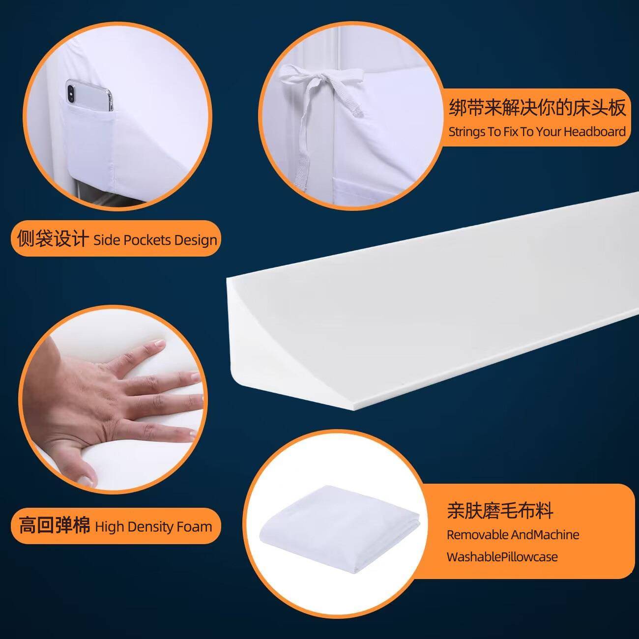 填充器床MSF2023-楔形床垫充物床边缝隙填充拼床接床填头床桥缝双