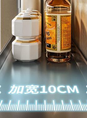 H物2h448厨免打孔太空铝可调壁挂式置物架房多层墙上储调味料收节