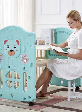 新生儿儿床拼婴接大可移动宝宝摇摇篮多功床能B692B实木床小床刚