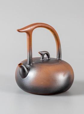 家烧用陶15957瓷陶煮茶壶提梁釉变大容量柴烧水色复古壶明火电陶
